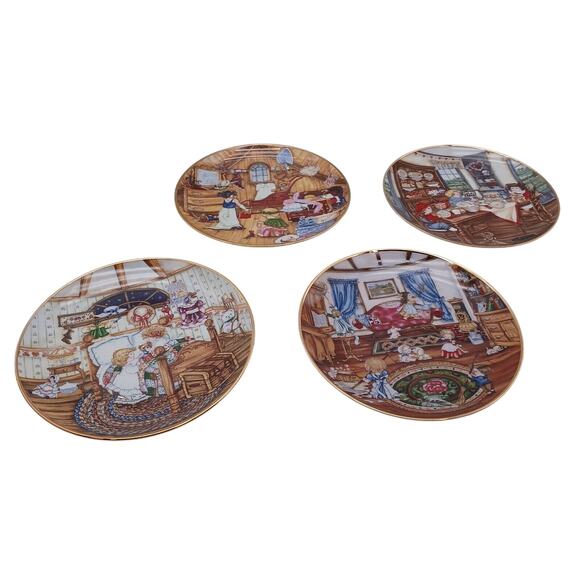 Lot of 4 Franklin Mint Limited Edition Collector Plate by Karyn E. Bell - Picture 2 of 16